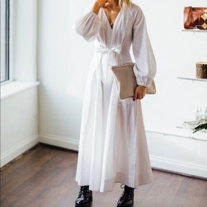 Mara hoffman white summer dress